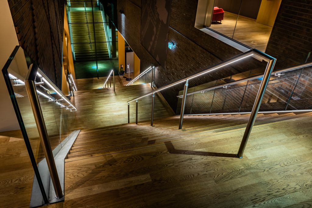 Focus filmtheater Arnhem trapverlichting