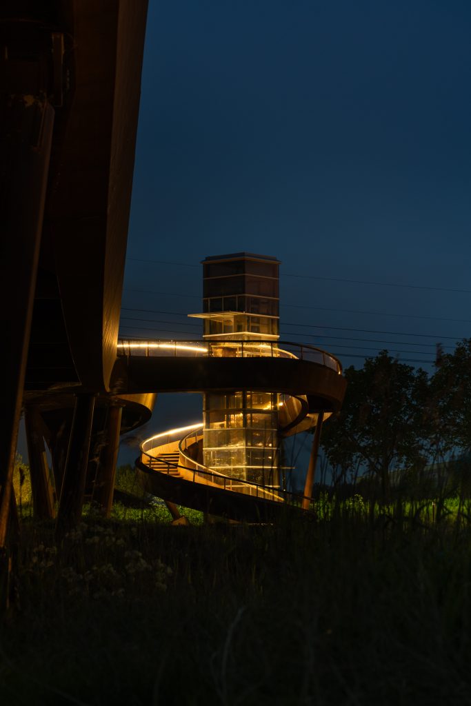 Brugverlichting Circle Bridge Almere